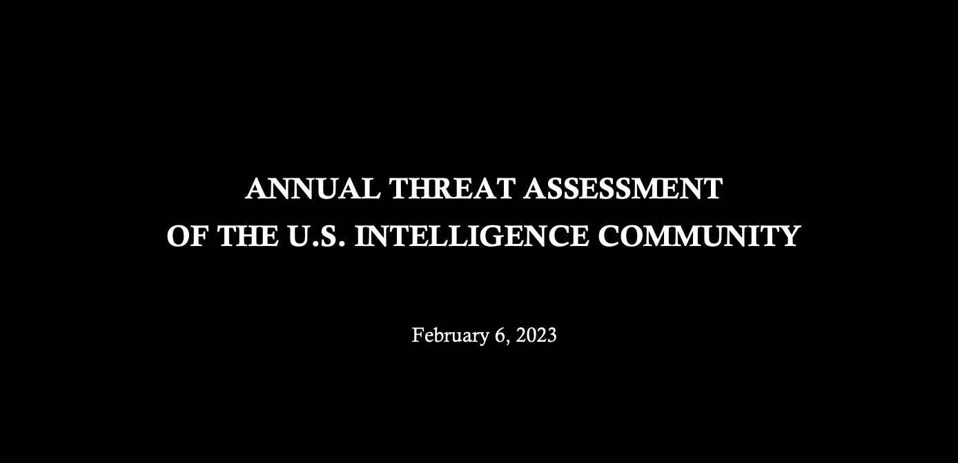 2023 annual threat assessment