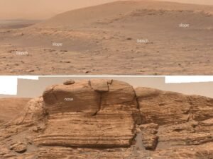 Unique formations on Mars