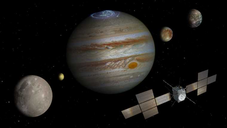 scan Jupiter's moons