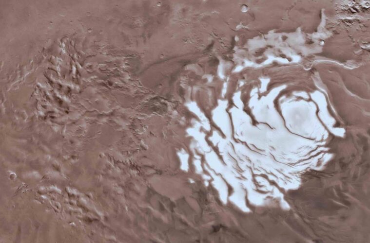 ice on Mars