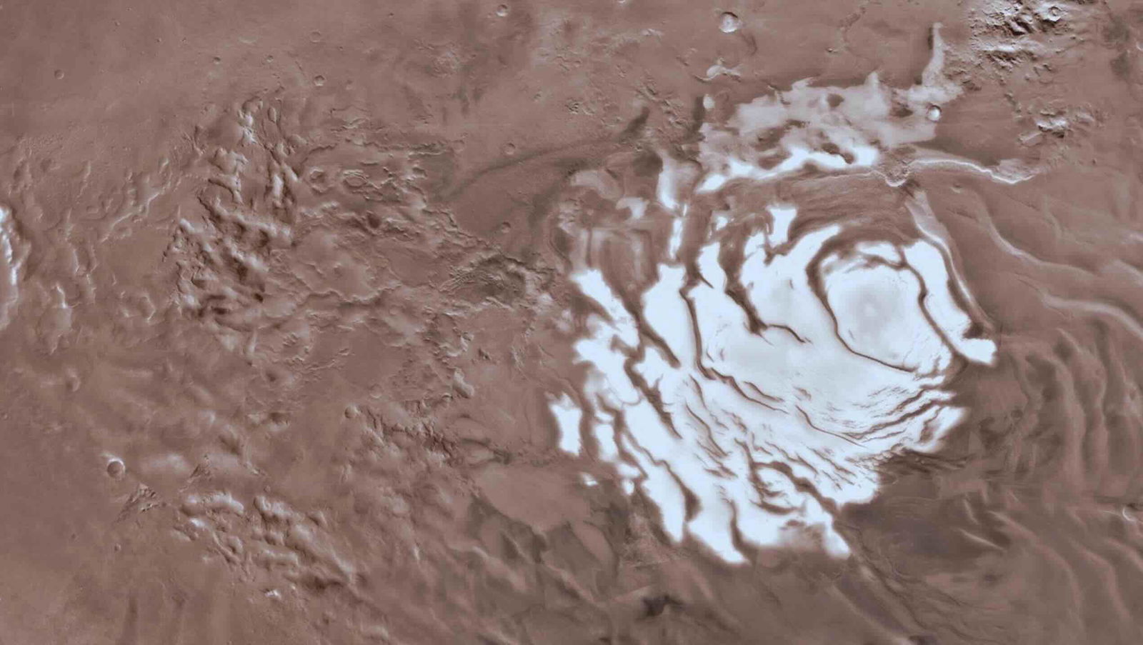 ice on Mars