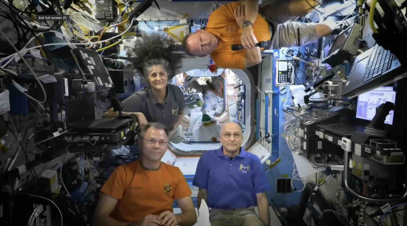 Thanksgiving in space