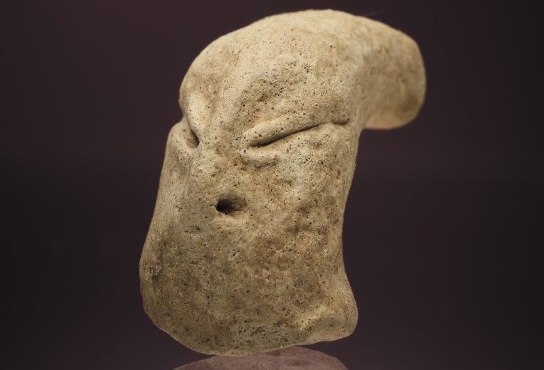 7500-year-old figurine with reptilian features